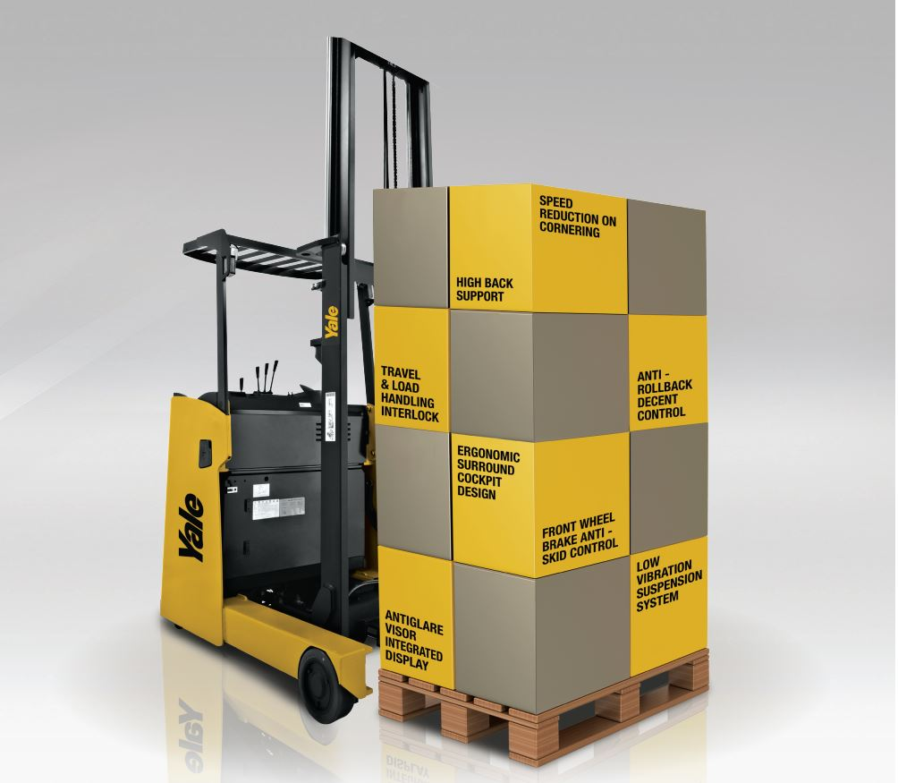 Reach Truck has a compact design with a sturdy frame