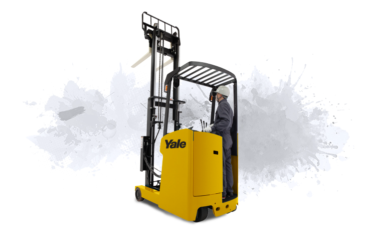 Stand-on reach trucks are easier to control